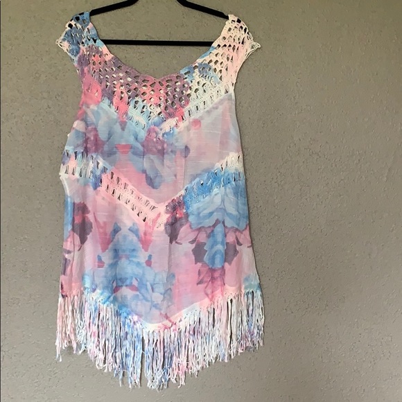 Watercolored pastel cover-up - Picture 2 of 2